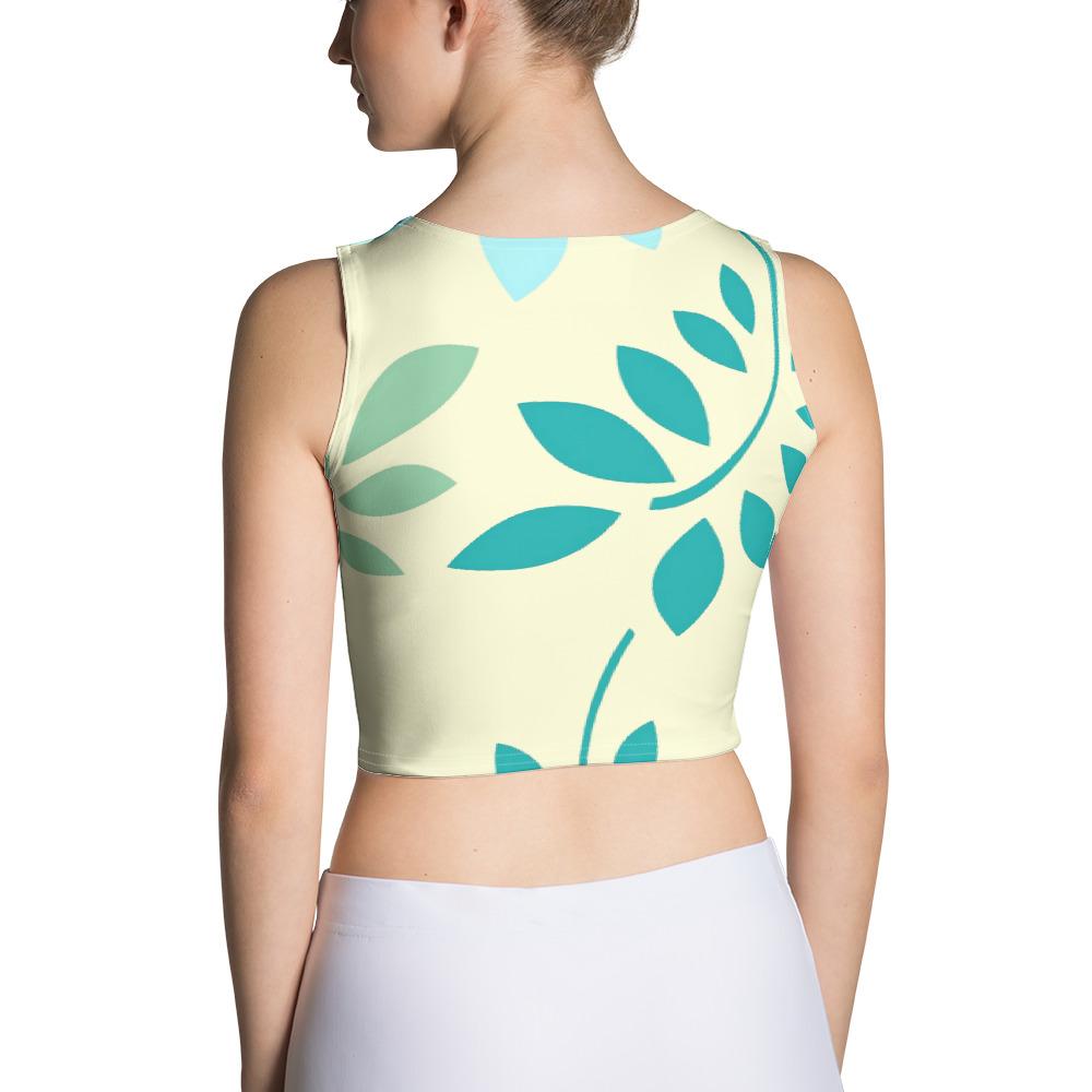 BirdGirls Leaf Medley Sublimation Cut & Sew Crop Top - The BirdGirls