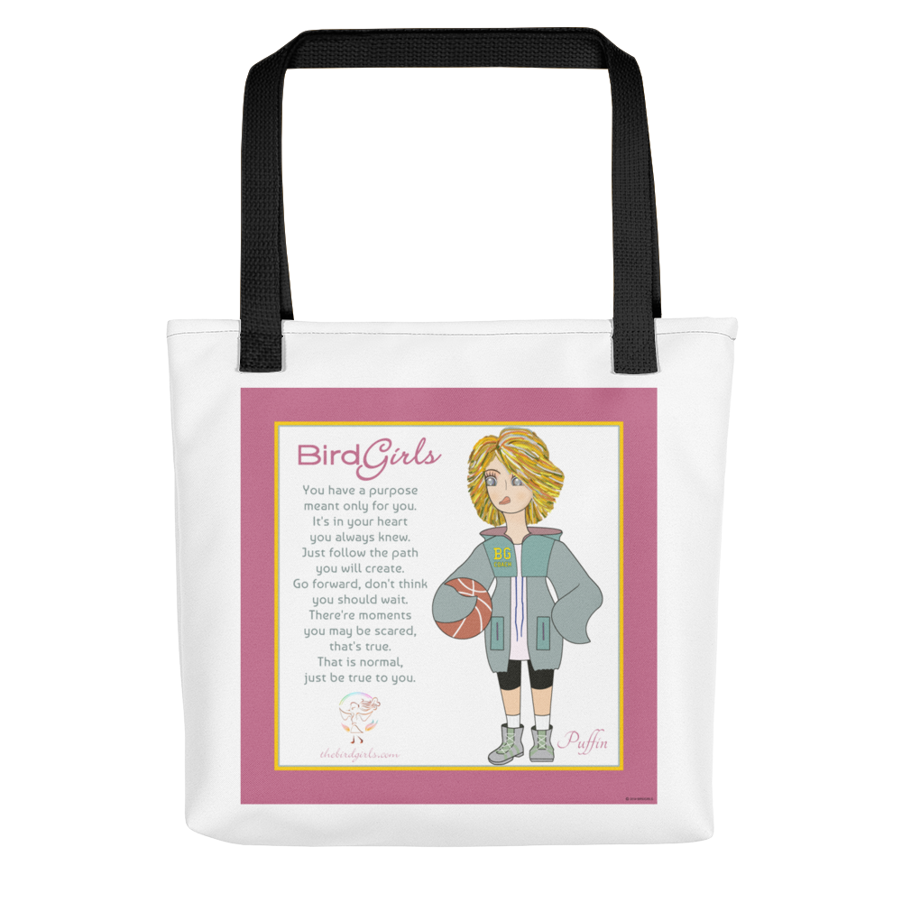 Puffin Tote bag - thebirdgirls.com
