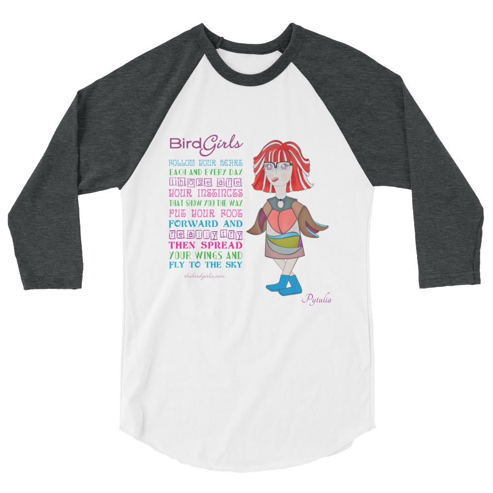 Pytualia 3/4 sleeve raglan shirt - The BirdGirls