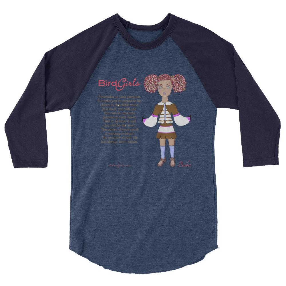 Barbet 3/4 sleeve raglan shirt - The BirdGirls