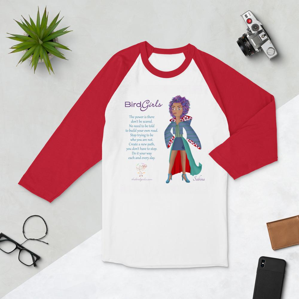 Sabina 3/4 sleeve raglan shirt - The BirdGirls