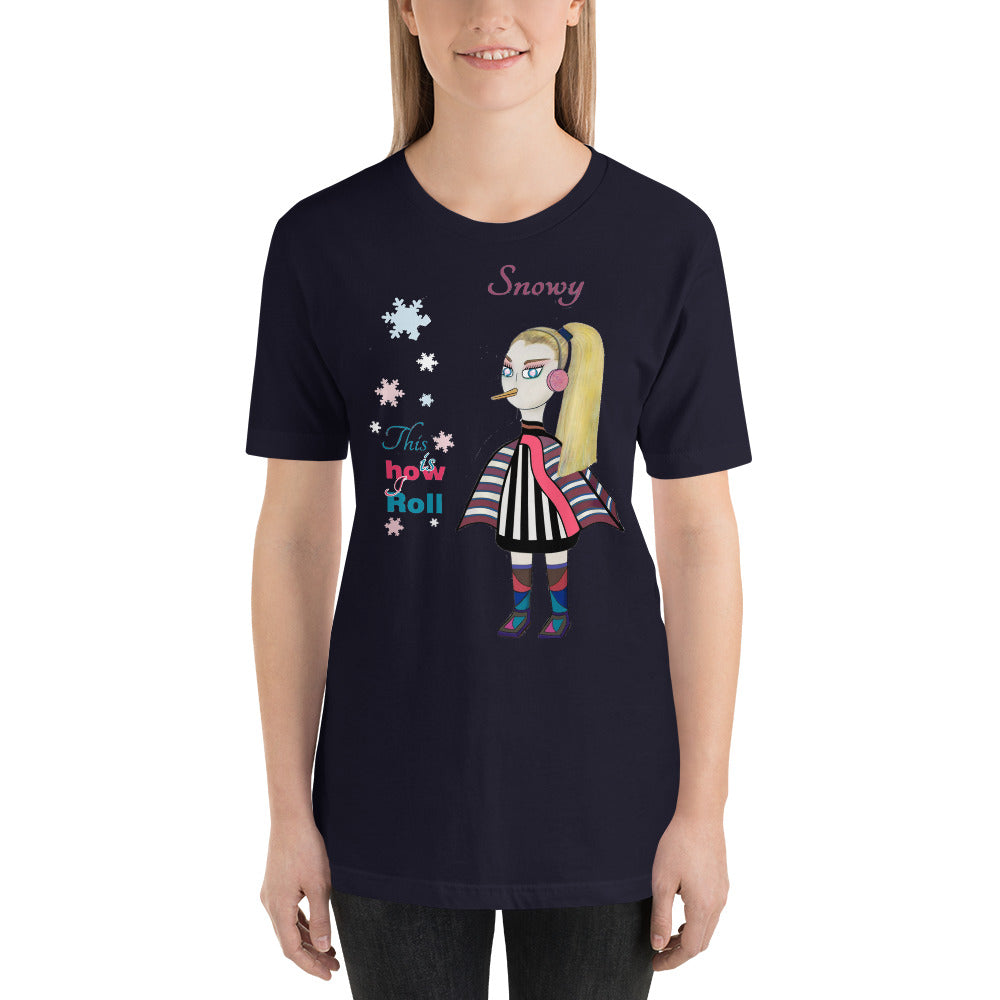 Snowy Short-Sleeve Unisex T-Shirt