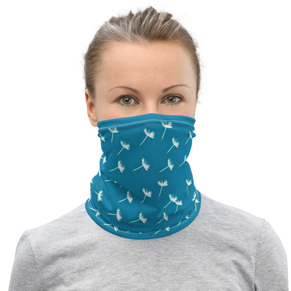 Royal Blue Neck Gaiter Face Covering - The BirdGirls