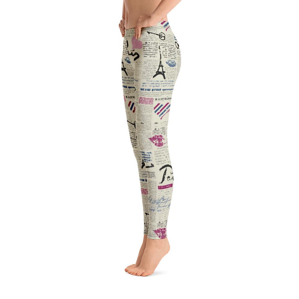 BirdGirls News Print Leggings - The BirdGirls