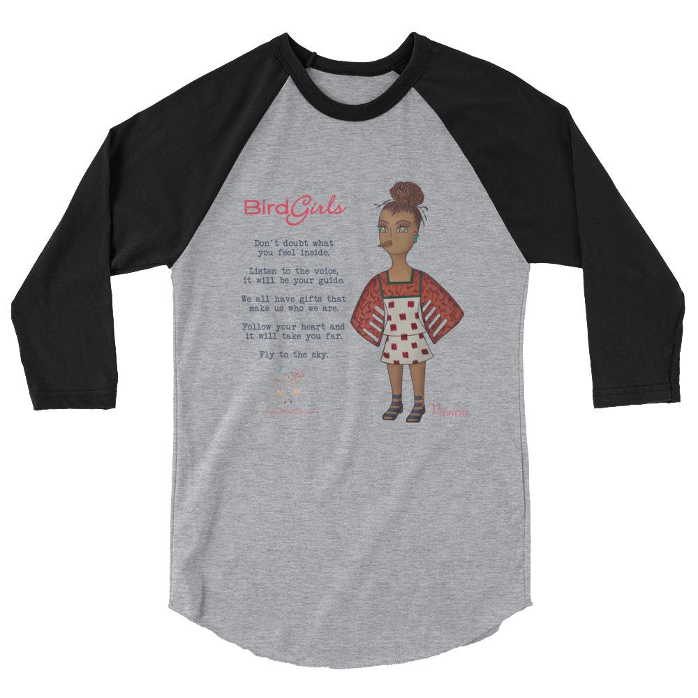Vitalene 3/4 sleeve raglan shirt - The BirdGirls