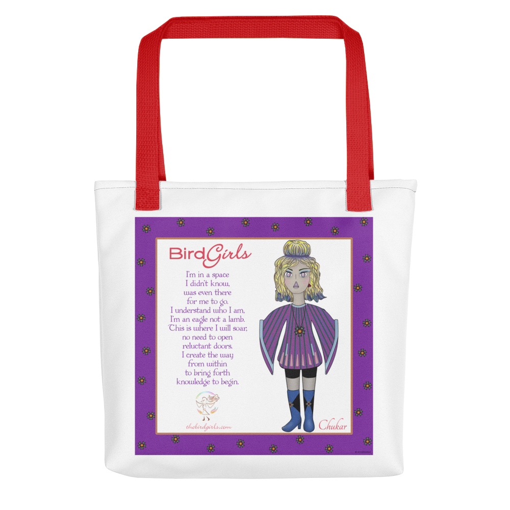 Chukar Tote bag - thebirdgirls.com