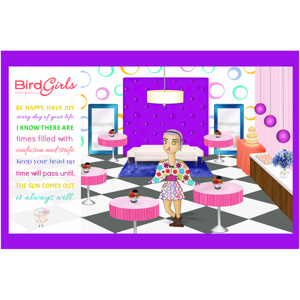 Jacana Rectangle Art Posters