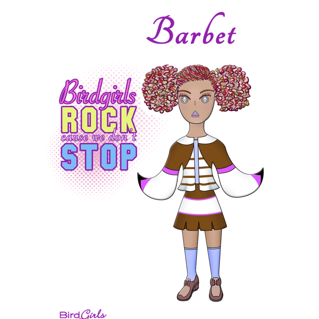 Barbet Die Cut Stickers - thebirdgirls.com