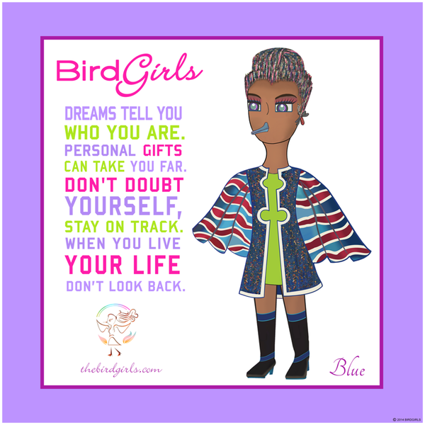 Blue Art Posters - thebirdgirls.com