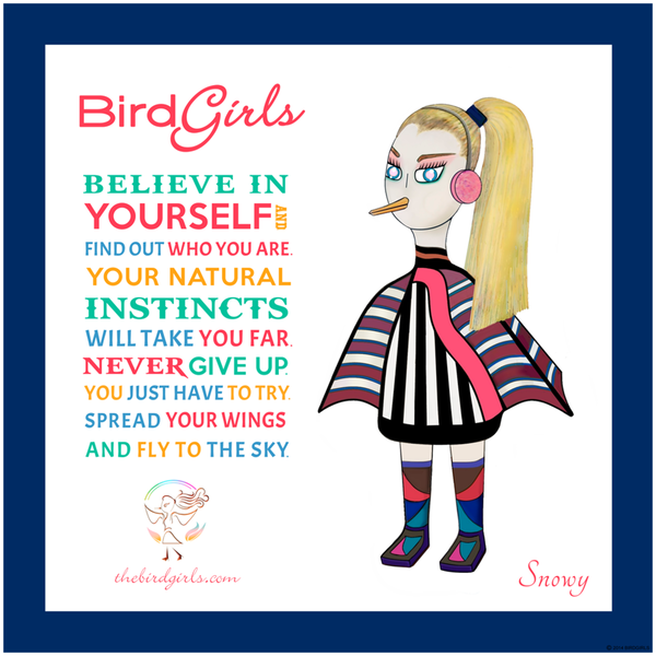 Snowy Art Posters - thebirdgirls.com