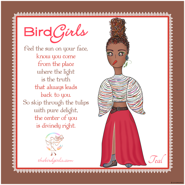 Teal Art Posters - thebirdgirls.com