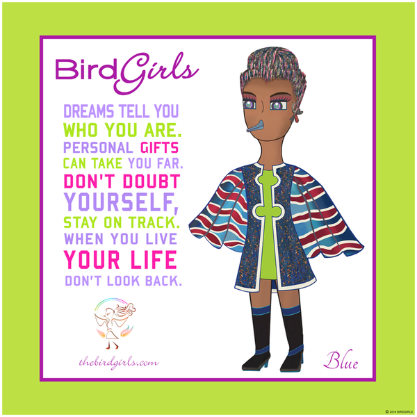 Blue Art Posters - thebirdgirls.com