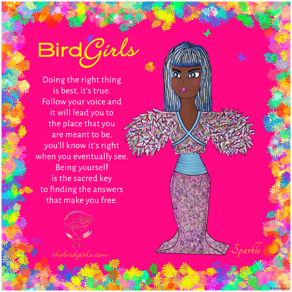 Sparkle Art Posters - thebirdgirls.com