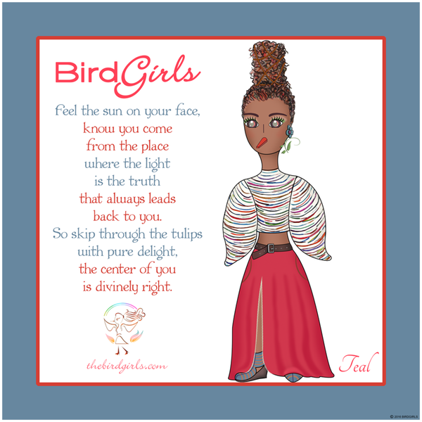 Teal Art Posters - thebirdgirls.com