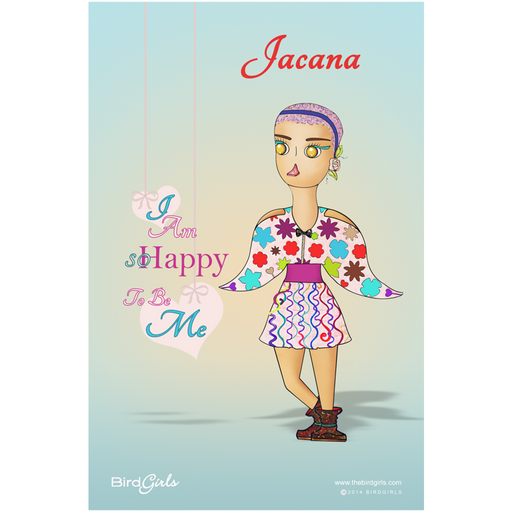 Jacana Slogan Art Posters - thebirdgirls.com