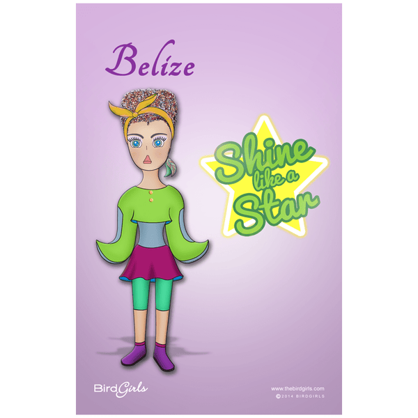Belize Slogan Art Posters - thebirdgirls.com