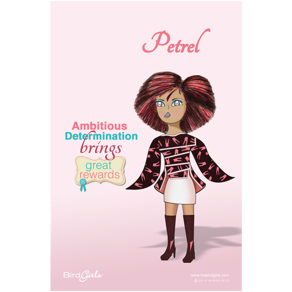 Petrel Slogan Art Posters - thebirdgirls.com