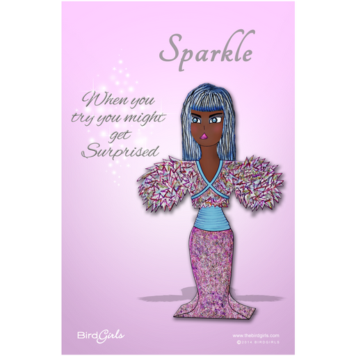 Sparkle Slogan Art Posters - thebirdgirls.com