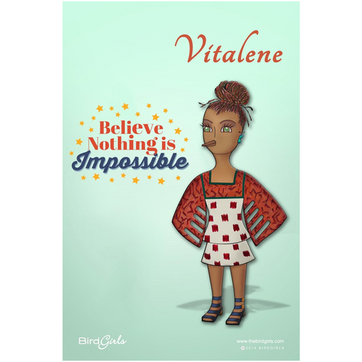 Vitalene Slogan Art Posters - thebirdgirls.com