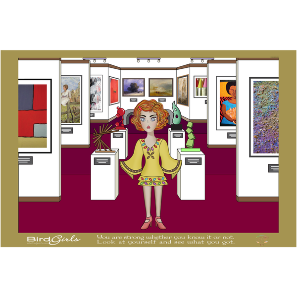 Sunny Rectangle Art Posters - thebirdgirls.com