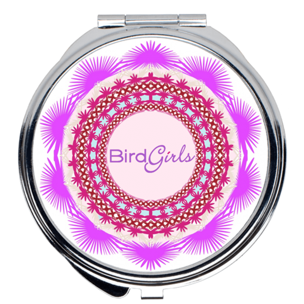 BirdGirl Design Compact Mirror - thebirdgirls.com