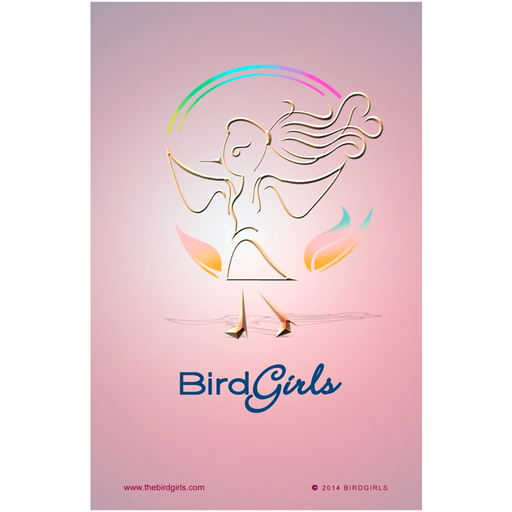 BirdGirl Lavendar Logo Posters - thebirdgirls.com