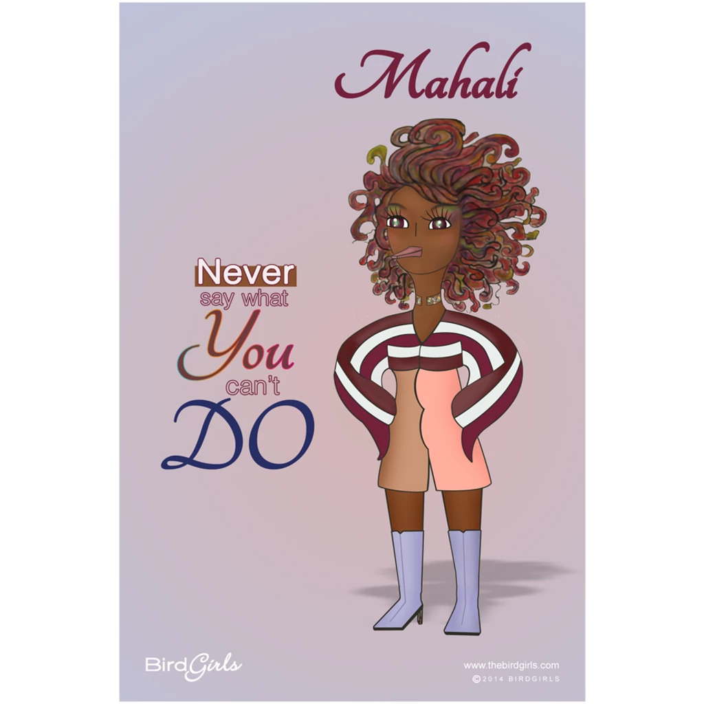 Mahali Slogan Art Posters - thebirdgirls.com