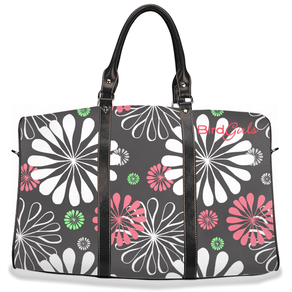 Flowers Galore Travel Bags - thebirdgirls.com