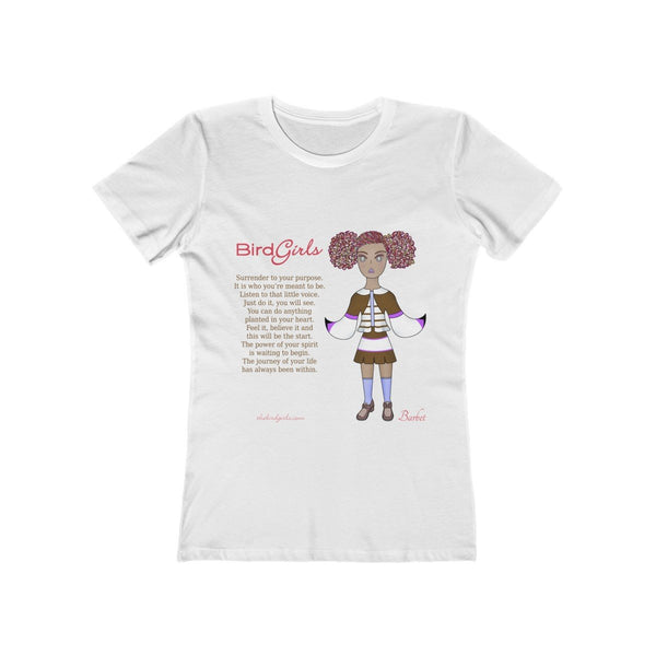 Barbet Poem Women's The Boyfriend Tee - thebirdgirls.com