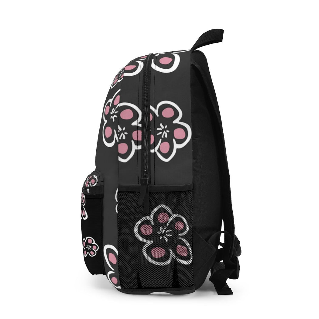 Black Daisies Backpack (Made in USA) - The BirdGirls