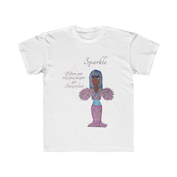 Sparklw Kids Regular Fit Tee - The BirdGirls