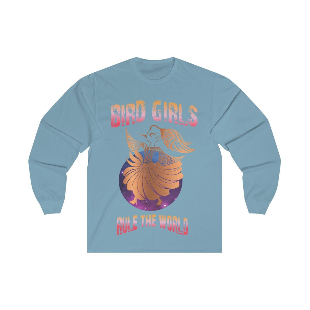 Copper BirdGirls Rule the World Unisex Long Sleeve Tee - The BirdGirls