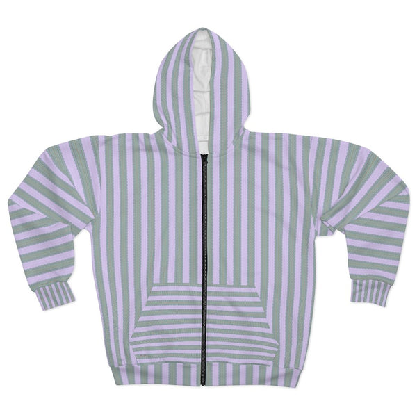 BirdGirls Blue Light AOP Unisex Zip Hoodie - The BirdGirls