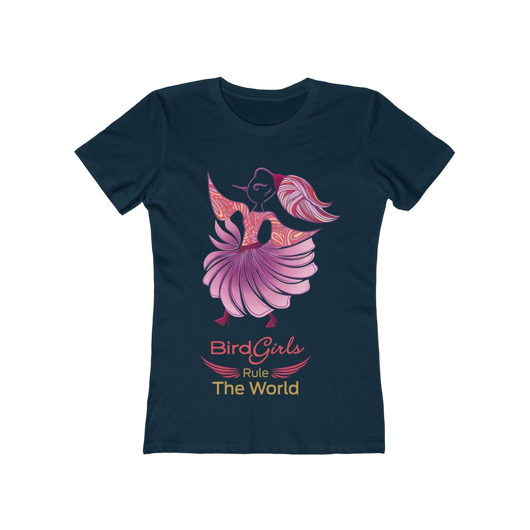 BirdGirls Logo Women's The Boyfriend Tee - The BirdGirls