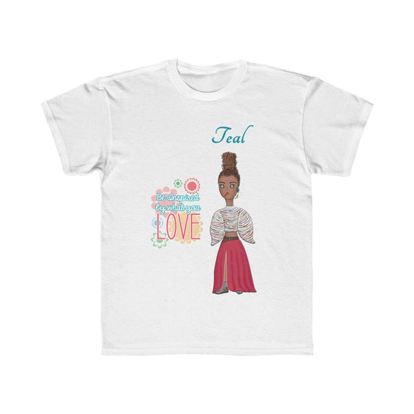 Teal Kids Regular Fit Tee - The BirdGirls