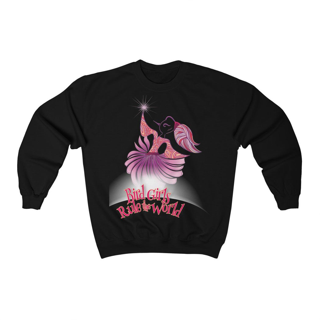 BirdGirls Rule the World Unisex Heavy Blend™ Crewneck Sweatshirt - The BirdGirls