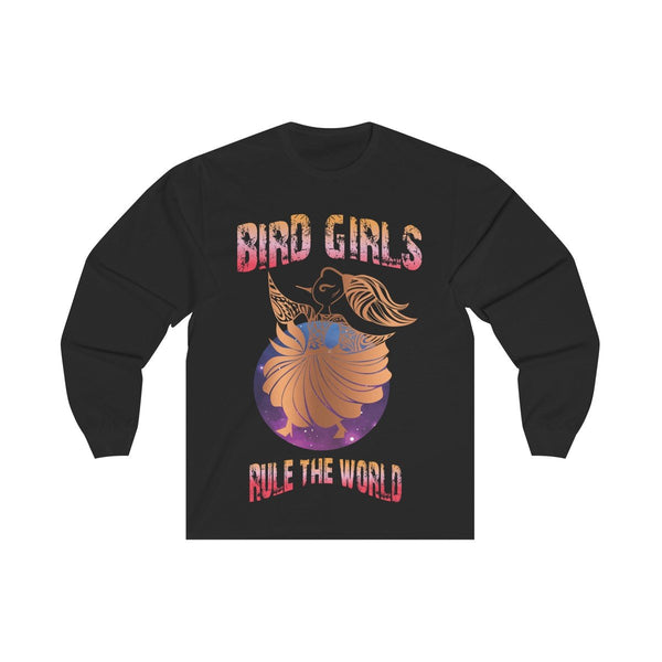 Copper BirdGirls Rule the World Unisex Long Sleeve Tee - The BirdGirls