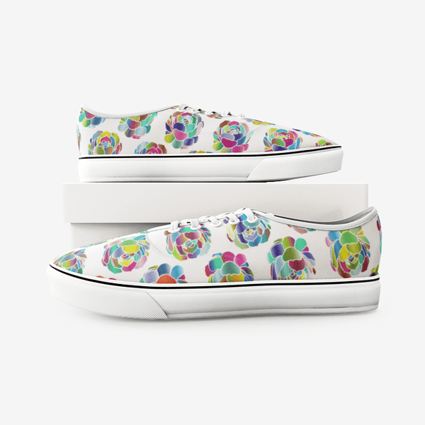 BirdGirls Colored Rose Unisex Canvas Shoes Fashion Low Cut Loafer Sneakers - The BirdGirls