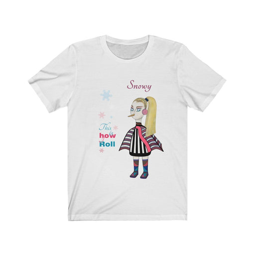 Snowy Unisex Jersey Short Sleeve Tee - The BirdGirls