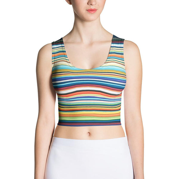 BirdGirls Stripe Sublimation Cut & Sew Crop Top - The BirdGirls