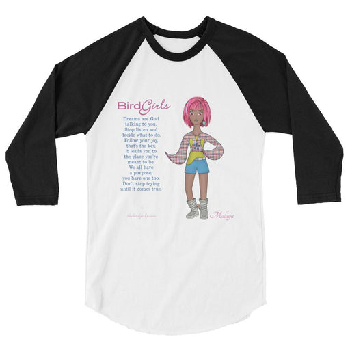 Malaya 3/4 sleeve raglan shirt - The BirdGirls