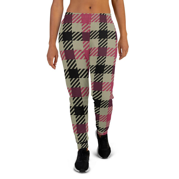 BirdGirls Mega Plaid Women's Joggers - The BirdGirls