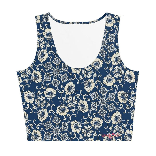 BirdGirls Blue Bllossom Crop Top - The BirdGirls