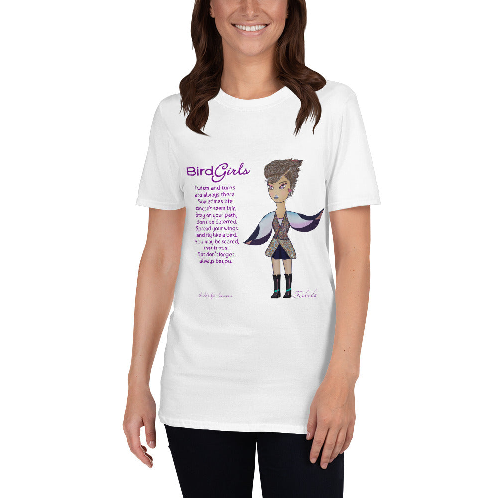 Kalinda Poem Short-Sleeve Unisex T-Shirt - thebirdgirls.com