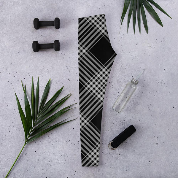 BirdGirls Black Plaid Leggings - The BirdGirls