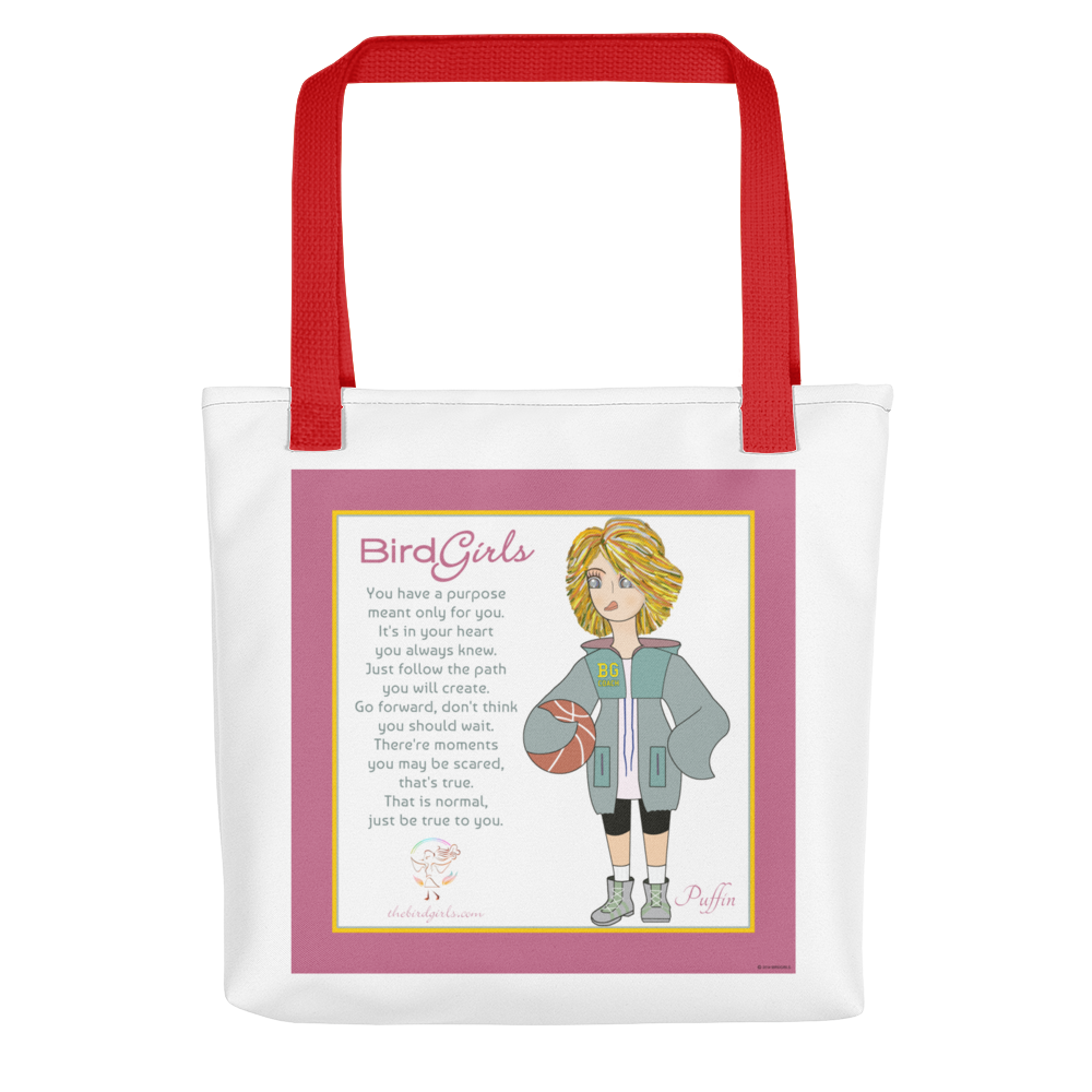 Puffin Tote bag - thebirdgirls.com