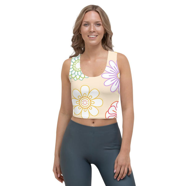 BirdGirls Flower Power Crop Top - The BirdGirls